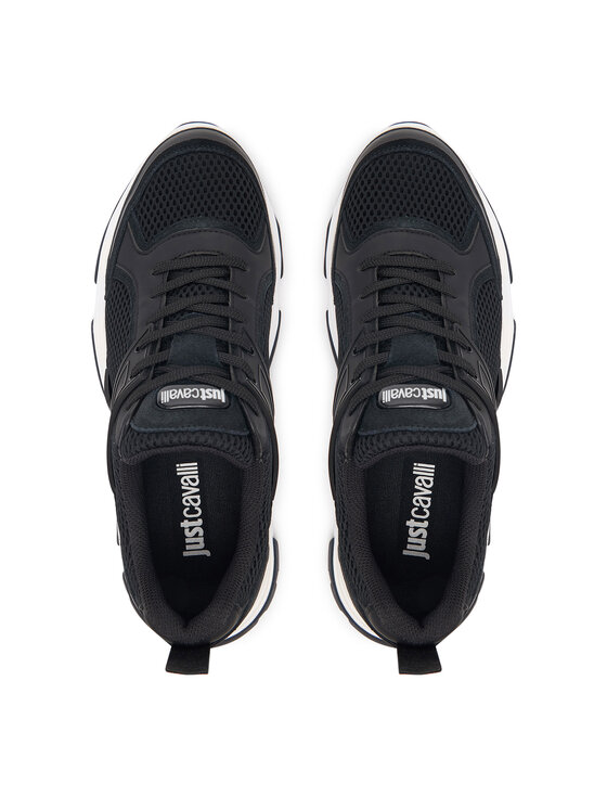 Just Cavalli Just Cavalli Sneakers 80QA3SH5 ZSE66 Schwarz