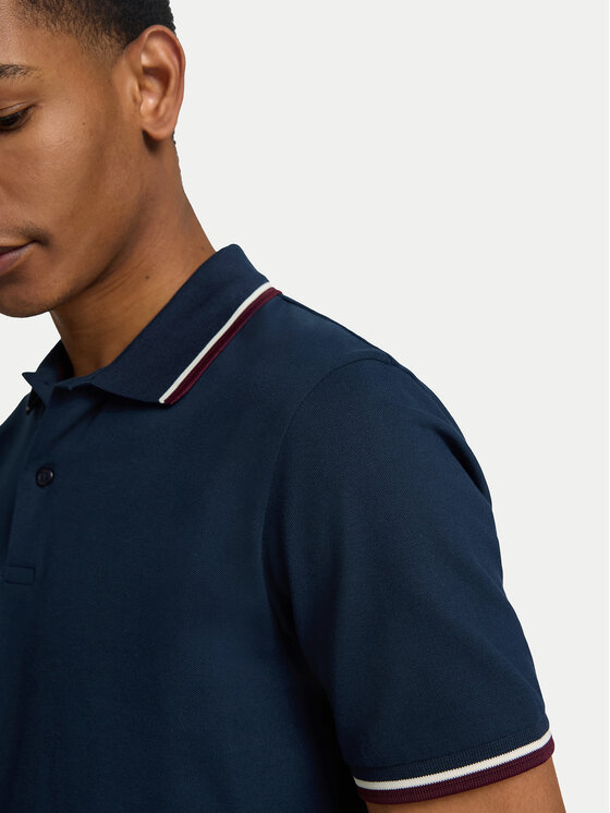 Selected Homme Selected Homme Polo 16095852 Tumši zils Slim Fit