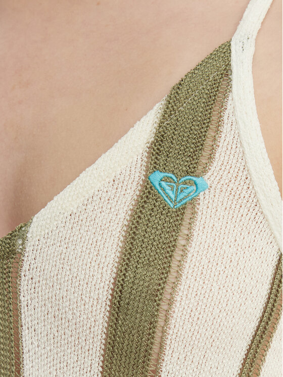 Roxy Roxy Strandkleid Nalu Sunset ERJX603502 Weiß Regular Fit