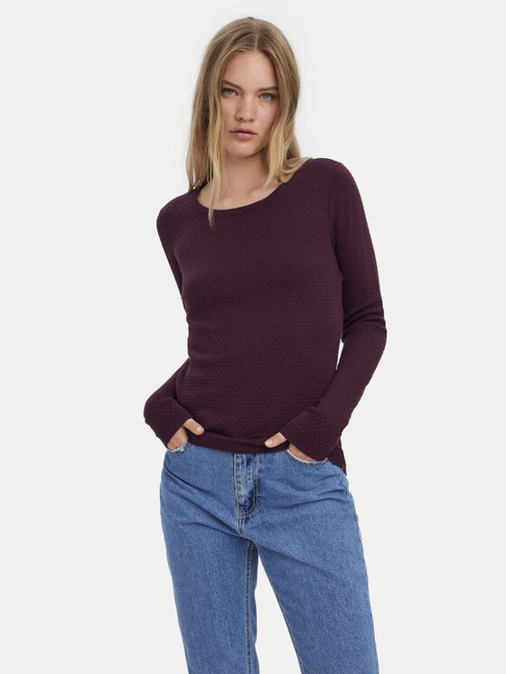 Vero Moda Vero Moda Megztinis Care 10136644 Violetinė Regular Fit