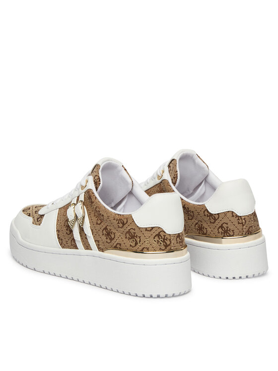 Guess Guess Sneakersy FLFMA2 FAL12 Brązowy jasny