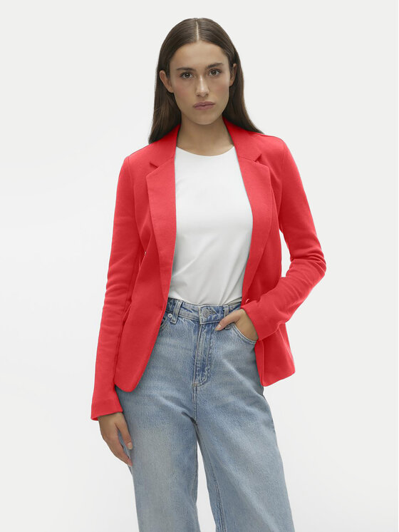 Red Coat Jual Vero Moda Troian Long Sleeves Cropped Blazer