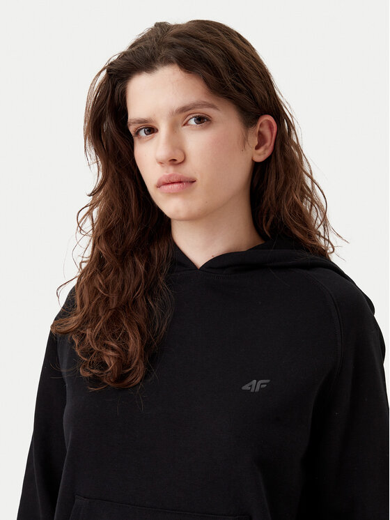 4F 4F Sweatshirt 4FWMM00TSWSF1468 Schwarz Regular Fit