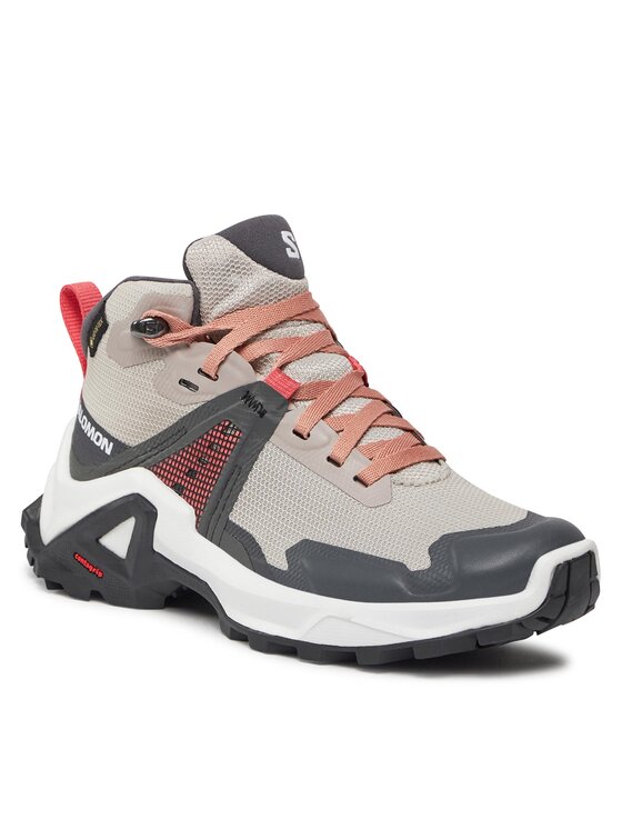 Salomon Salomon Pārgājienu apavi X Raise Mid GORE-TEX L47071500 Rozā