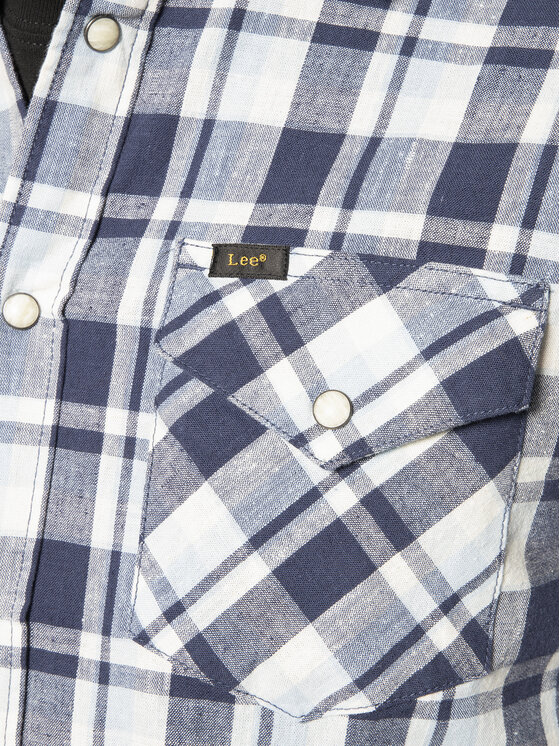 Lee Lee Camicia Clean Western L644DI35 112115488 Blu scuro Slim Fit