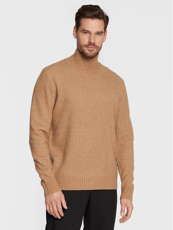 J.Lindeberg J.Lindeberg Ζιβάγκο Orian Merino FMKW06529 Καφέ Regular Fit