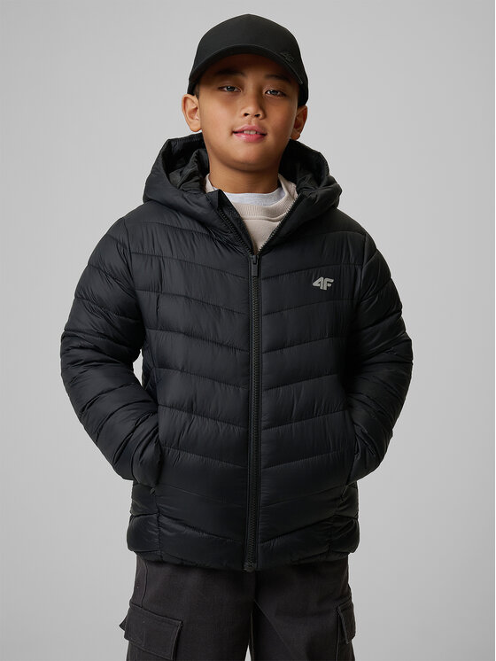 4F 4F Kurtka puchowa OUTERWEAR Czarny Regular Fit