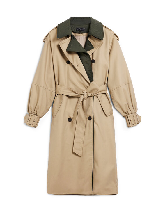 Desigual Desigual Trench Chaq Polo 26SWEW12 Smeđa Regular Fit