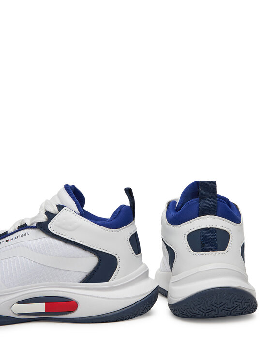 Tommy Hilfiger Tommy Hilfiger Sneakersy Low Cut Lace-Up T3B9-33884-1695 Biały