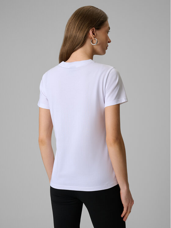 4F 4F T-Shirt STREFA KIBICA Biały Regular Fit