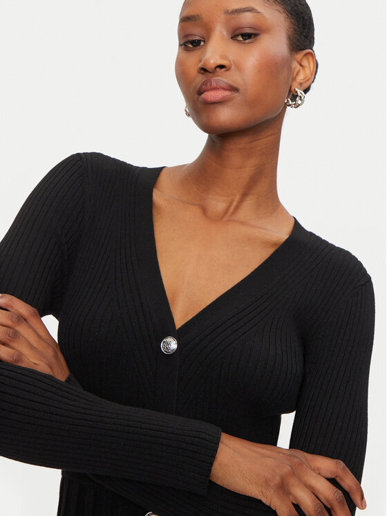 Morgan Morgan Strickkleid 242-RMATISS Schwarz Regular Fit