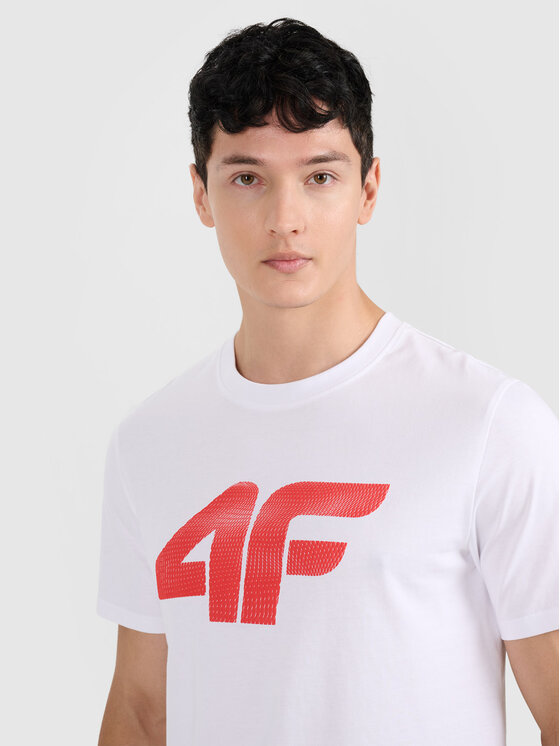 4F 4F T-Shirt NOS Biały Regular Fit