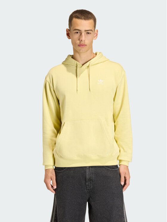adidas adidas Bluza ESSENTIAL LOOSE FLEECE Żółty Loose Fit