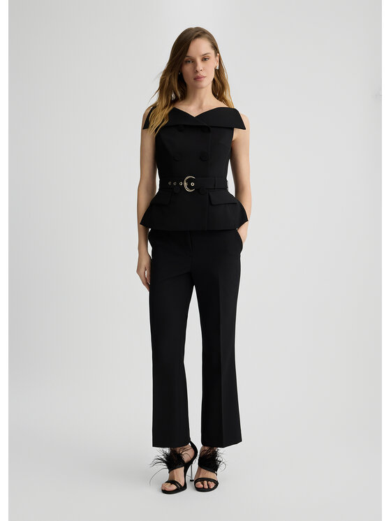 Liu Jo Liu Jo Pantalone da abito CA5094T22002222A Nero Regular Fit