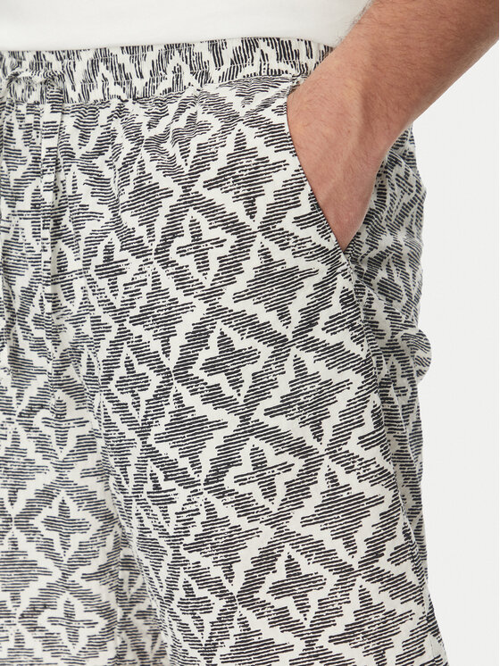 Jack & Jones Jack & Jones Pantalon scurți din material Jaiden 12277620 Gri Relaxed Fit