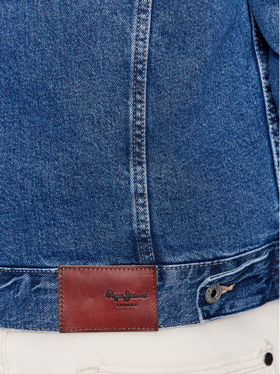 Pepe Jeans Pepe Jeans Jeansová bunda PM402628 Modrá Regular Fit