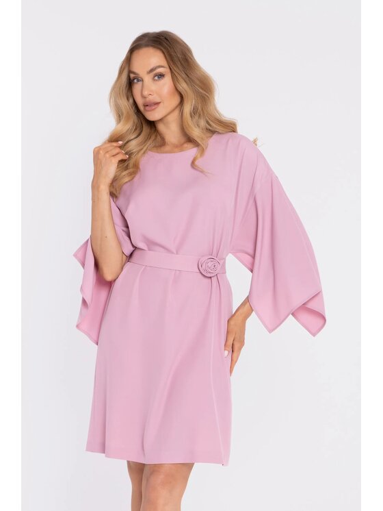 Made of Emotion Made of Emotion Abito da cocktail M908 Rosa chiaro A-Line Fit