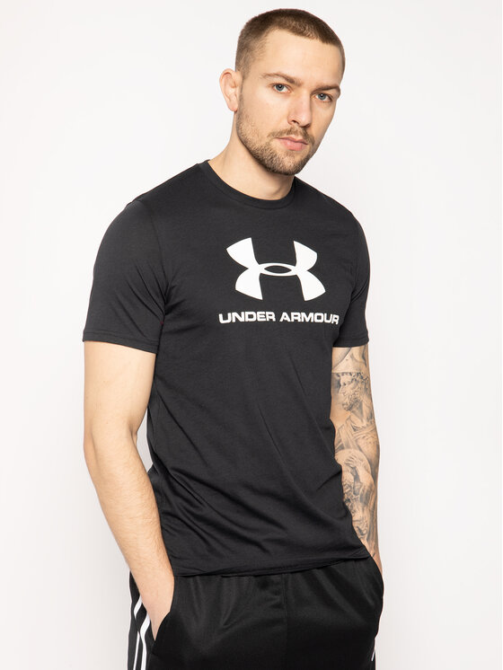 Under Armour Under Armour T-krekls Ua Sportstyle Logo 1329590 Melns Regular Fit