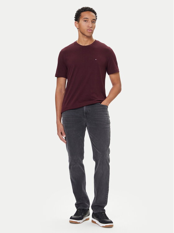 Tommy Hilfiger Tommy Hilfiger Majica Ess Seasonal MW0MW39995 Bordo rdeča Regular Fit