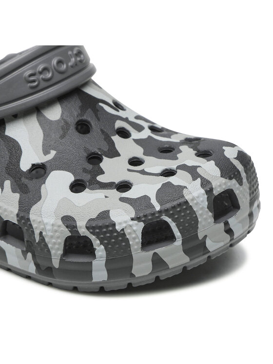 Crocs Crocs Ciabatte Classic Camo Clog 207594 Grigio