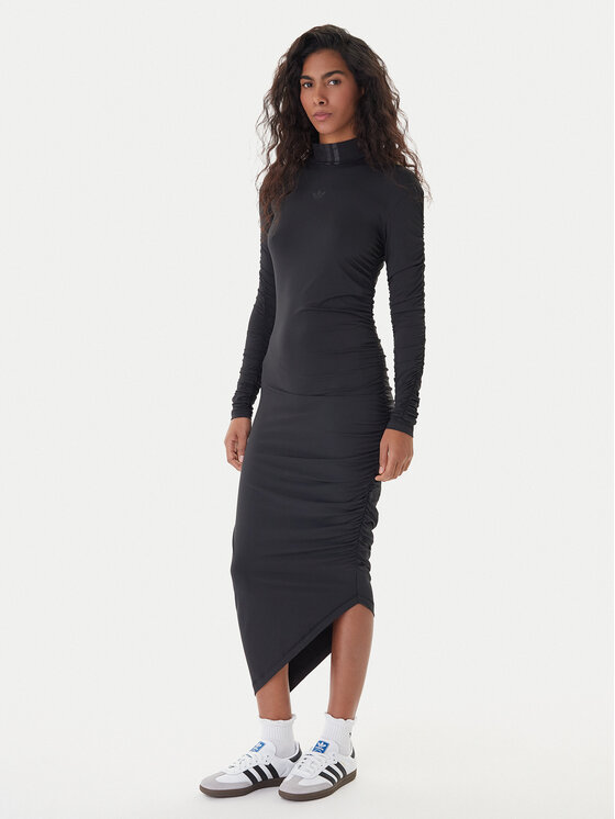 adidas adidas Maxi suknja JW2806 Crna Slim Fit