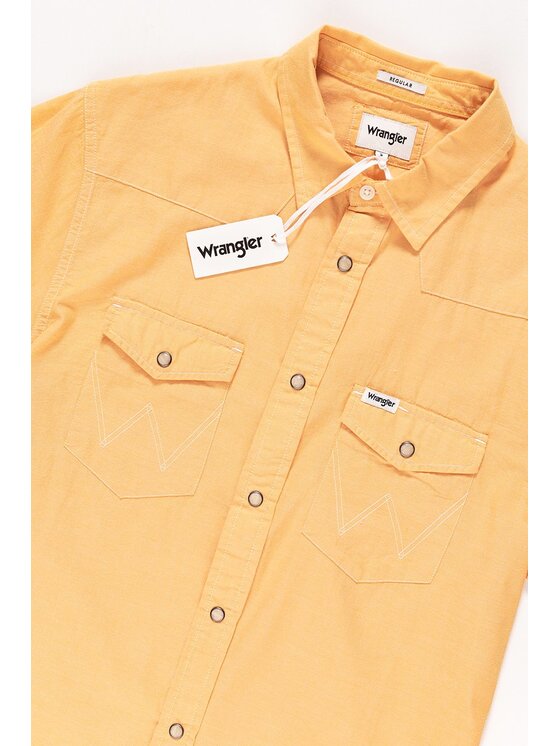 Wrangler Wrangler Camicia SS RESORT WESTERN Giallo Regular Fit