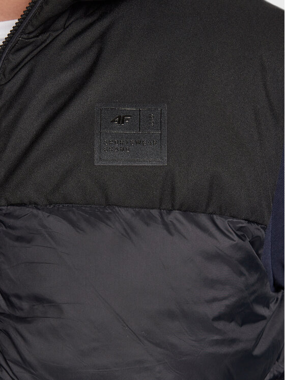 4F 4F Mellény H4Z22-KUMP002 Fekete Regular Fit