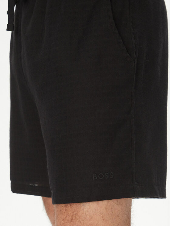 BOSS BOSS Szorty materiałowe 50540134 Czarny Regular Fit