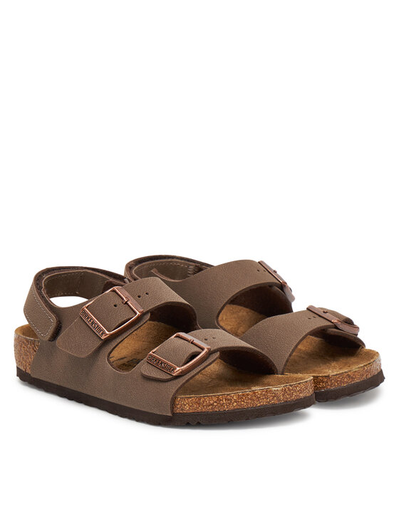 Birkenstock Birkenstock Sandály Milano As Kids 1029474 S Hnědá