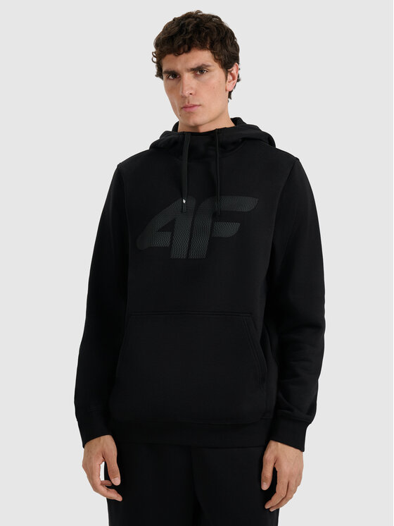 4F 4F Bluza NOS Czarny Regular Fit