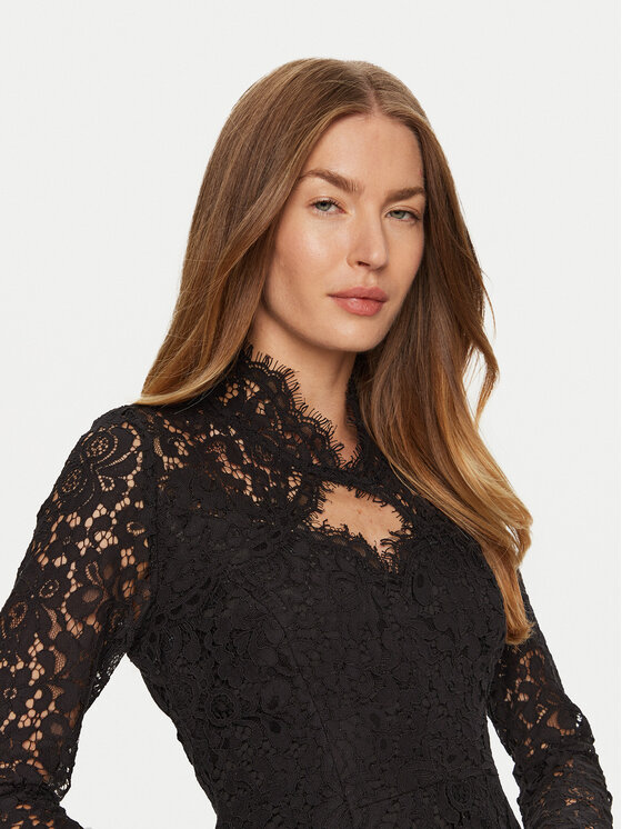 BARDOT BARDOT Φόρεμα κοκτέιλ 59615DB Μαύρο Slim Fit