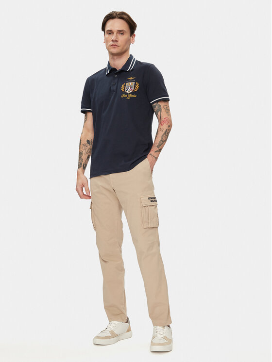 Aeronautica Militare Aeronautica Militare Polo 241PO1764P199 Tamnoplava Regular Fit