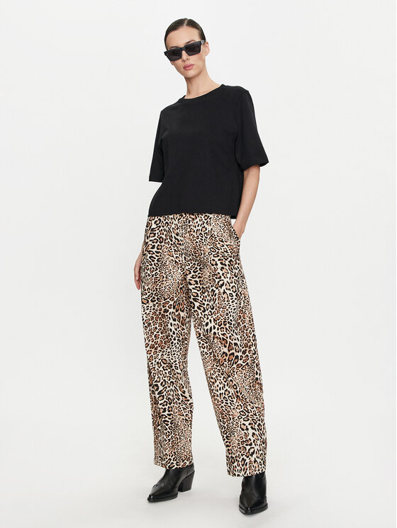 Dixie Dixie Spodnie materiałowe P698J172 Brązowy Regular Fit
