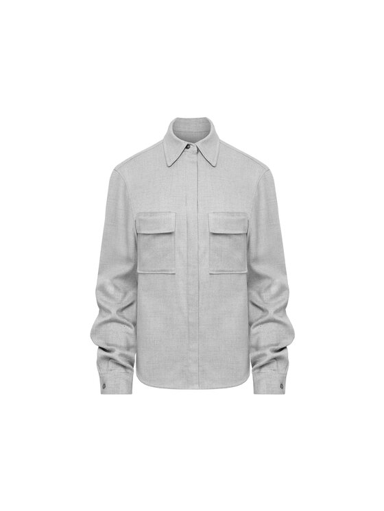 MANDRAGORA MANDRAGORA Camicia Omaro Grigio Standard Fit