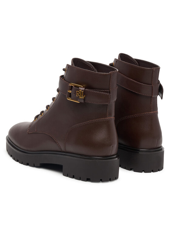 LAUREN RALPH LAUREN LAUREN RALPH LAUREN Gležnjače Allyson Logo Bo Bte 802P12046003 Tamno smeđa