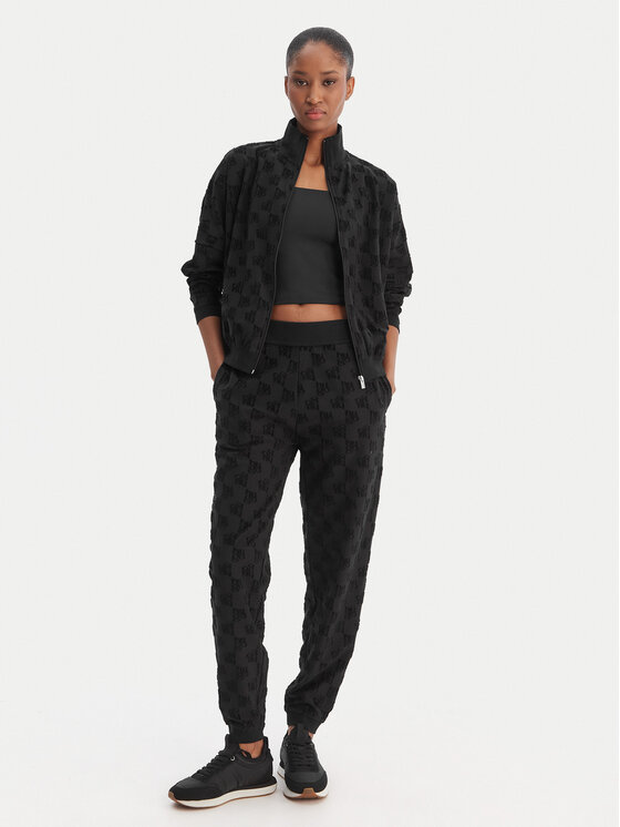 HUGO HUGO Sportinės kelnės Monogram 50556809 Juoda Regular Fit