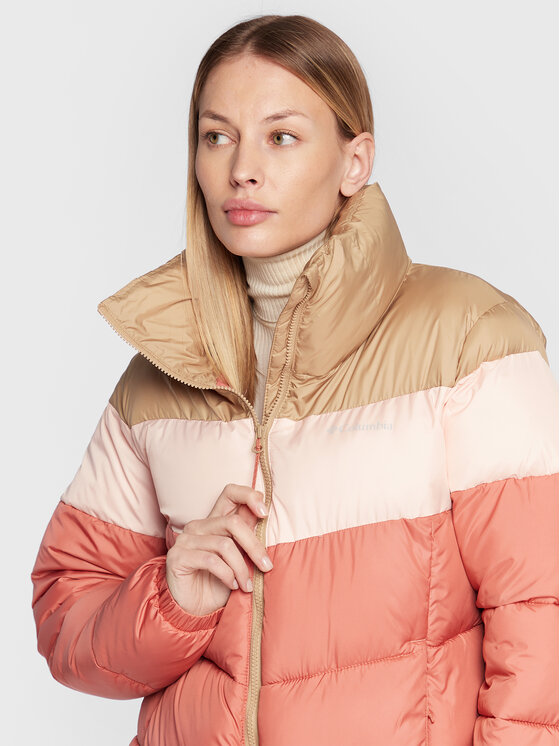 Columbia Columbia Ziemas jaka Puffect™ Color Blocked 1955101 Koraļļu Regular Fit