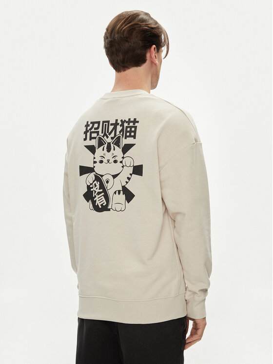 Jack&Jones Jack&Jones Majica dugih rukava Dirk 12249455 Bež Wide Fit