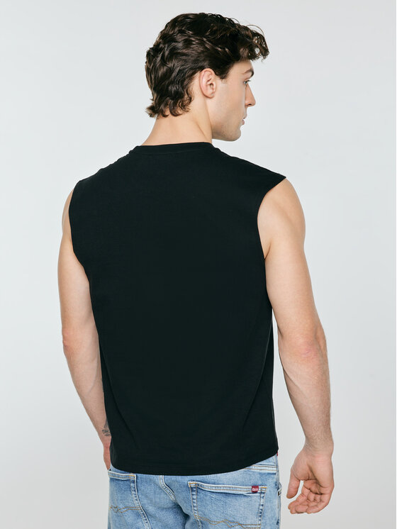 BIG STAR BIG STAR Tank top IRRER Czarny Comfort Fit