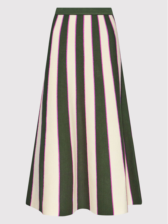 Victoria Victoria Beckham Victoria Victoria Beckham Spódnica trapezowa 1322KSK003791A Kolorowy Regular Fit