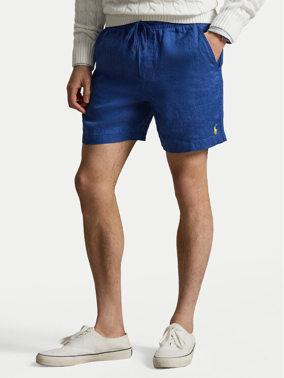Polo Ralph Lauren Polo Ralph Lauren Szorty materiałowe 710P08205502 Niebieski Regular Fit