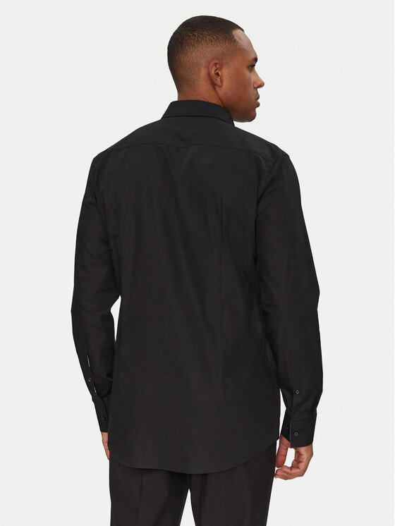 HUGO HUGO Särk Koey 50539808 Must Slim Fit