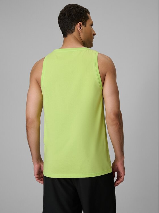 4F 4F Tank top 4FWSS26TSLEM249-42S Zielony Regular Fit