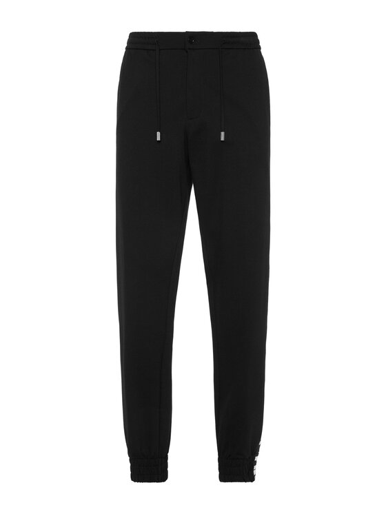 PHILIPP PLEIN PHILIPP PLEIN Spodnie materiałowe 25473 Czarny Regular Fit