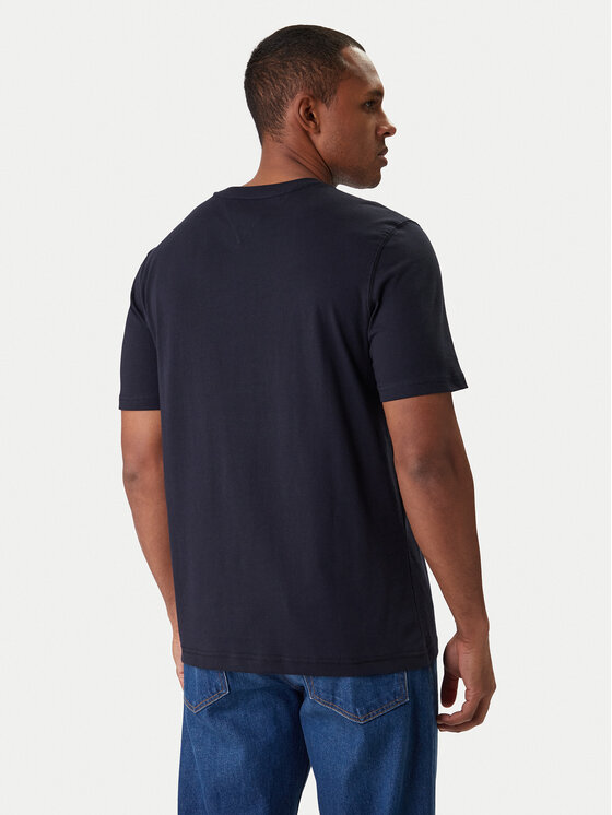 Tommy Hilfiger Tommy Hilfiger Póló Embro Flag MW0MW42736 Sötétkék Regular Fit