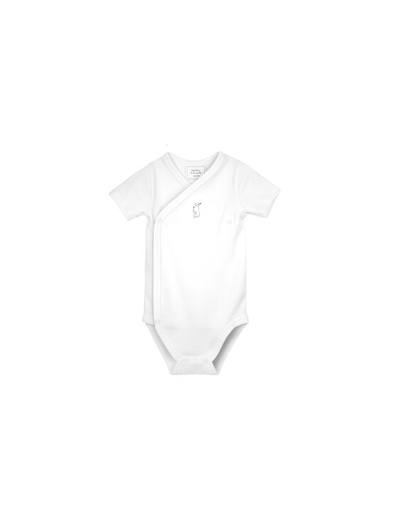 Stellou & friends Stellou & friends Komplet body dziecięcych Short Sleeve CROSS-BODY Beżowy