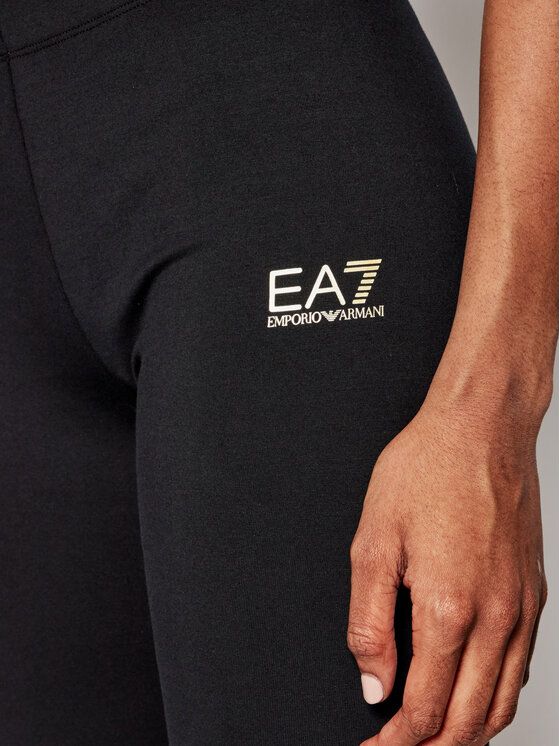 EA7 Emporio Armani EA7 Emporio Armani Leggings 8NTP63 TJ01Z 0200 Crna Slim Fit