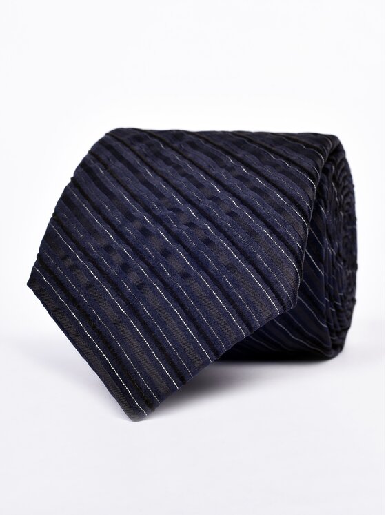 ELSNER ELSNER Γραβάτα JEDWAB ŻAKARD A1028 Σκούρο μπλε