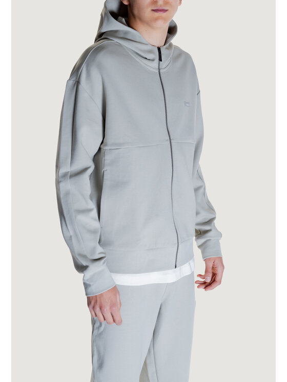 Calvin Klein Calvin Klein Felpa SHADOW EMBOSSED LOGO Grigio Casual Fit