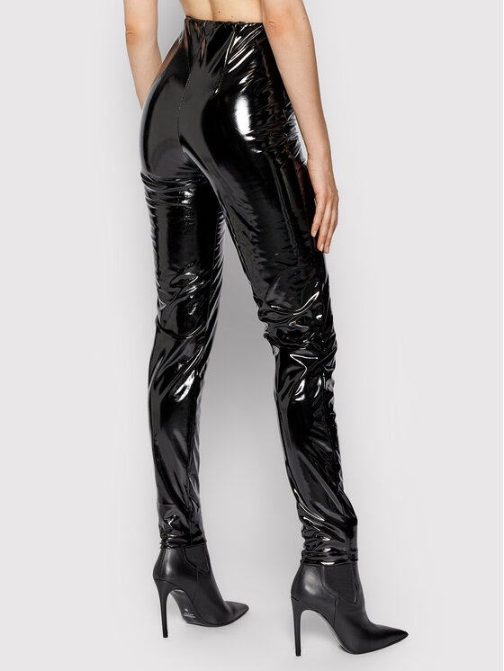 Pantaloni in similpelle Snak PGA21711LE Nero Slim